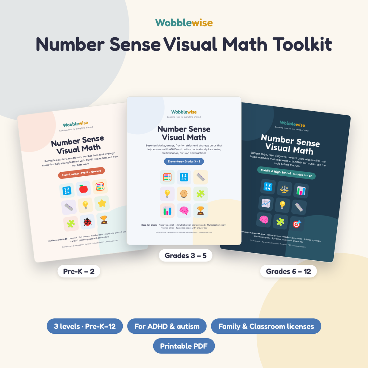 Number Sense Visual Math Toolkit