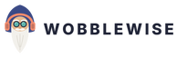 Wobblewise logo with the Wiseman, navy